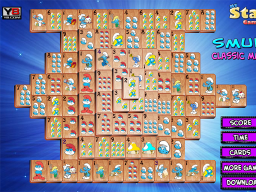 Smurfs Classic Mahjong Game